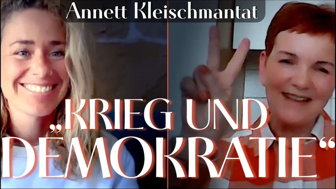 MANOVA im Gespräch: „Krieg und Demokratie“ (Annett Kleischmantat und Elisa Gratias)