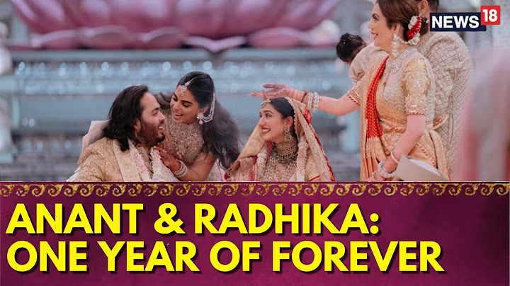 When Anant & Radhika Tied The Knot It Was A Statement! | Anant-Radhika Wedding Anniversary | News18