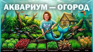 ЗАПУСК АКВАРИУМА ОГОРОДА | СОИЛ MASHA BLOOM | ВЫСАДКА РАСТЕНИЙ