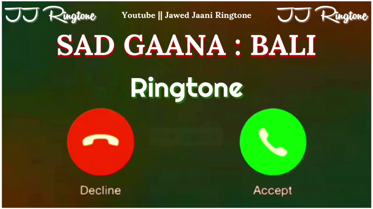 New Mp3 Ringtone 2025 | SAD GAANA - BALI Ringtone | Instagram Viral Song Ringtone | JJ Ringtone |