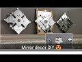 DIY wall mirror decor/ dollar tree diy