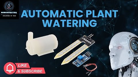 🌿💧Automatic Plant Watering System | Smart Gardening with Robotics 🤖