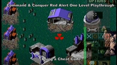 Command & Conquer Red Alert Soviets One Level Playthrough using a Ps1 Cheat Code :D #Playstation