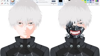 kaneki ghoul tokyo ken drawing paint