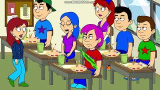 Ava Splashes Paint on a Student/Grounded