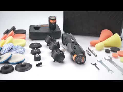 Unboxing ShineMate EB210K standard kit, versatile DA& rotary mini polisher!