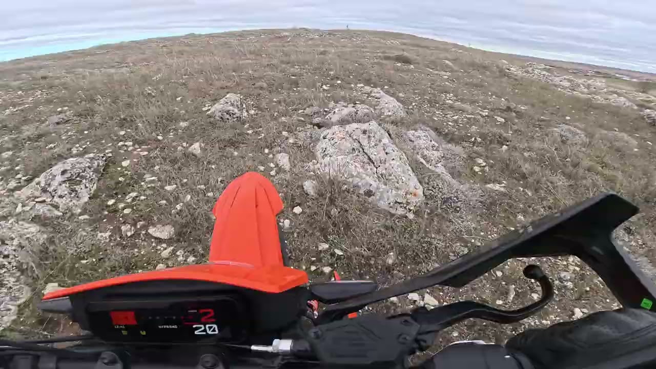 390 Enduro R trial excursión.