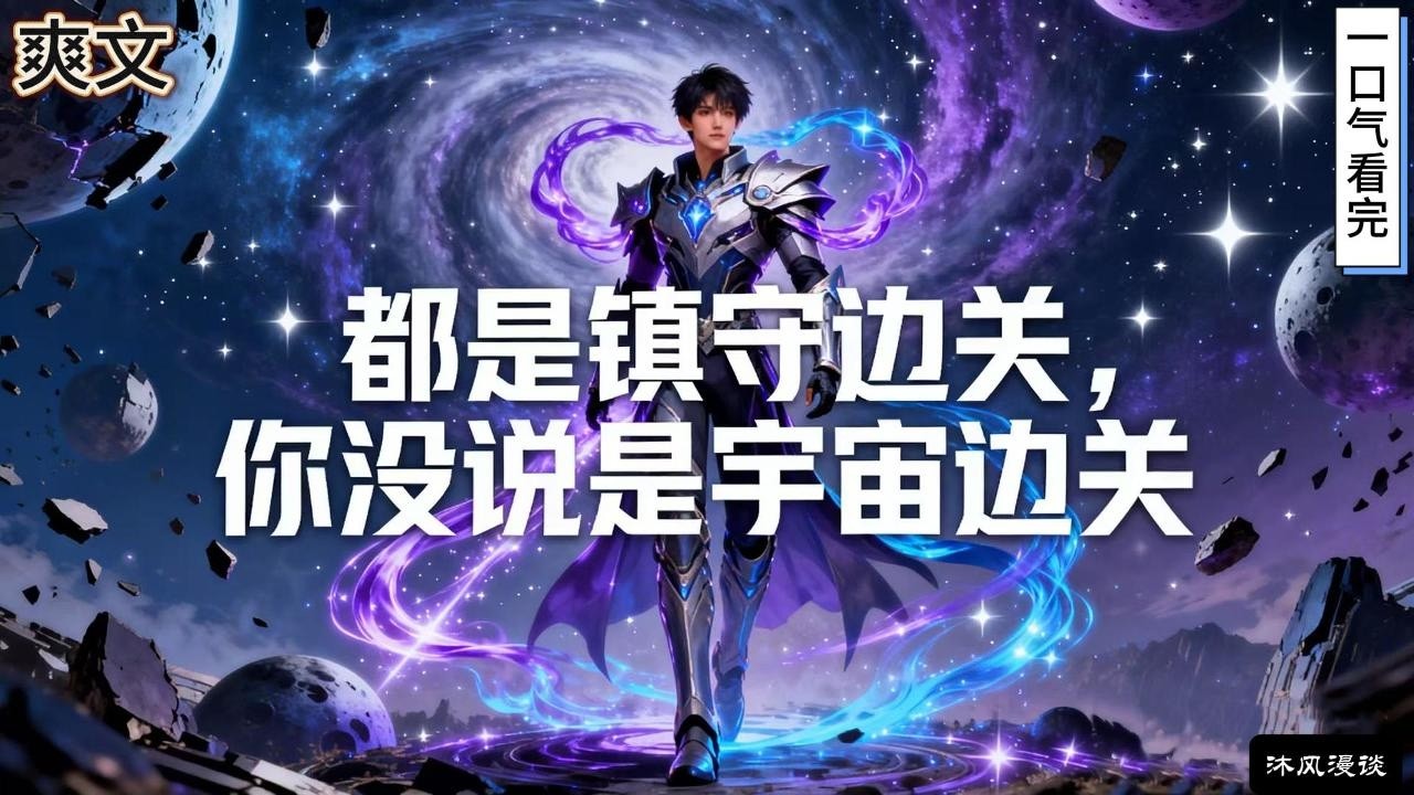 完结《都是镇守边关，你没说是宇宙边关》李辰穿越到了大夏尊国的宇宙边关之中。某天，李辰绑定了边关聊天群，发现里面全都是边关的战士……#動漫 #穿越#有声漫画#爽文#玄幻 #无敌