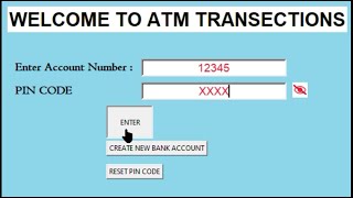 ATM  MAJOR OR MINOR PROJECT || FOR BEGINNERS PROJECT || USING TKINTER PYTHON || WITH DATABASE MYSQL