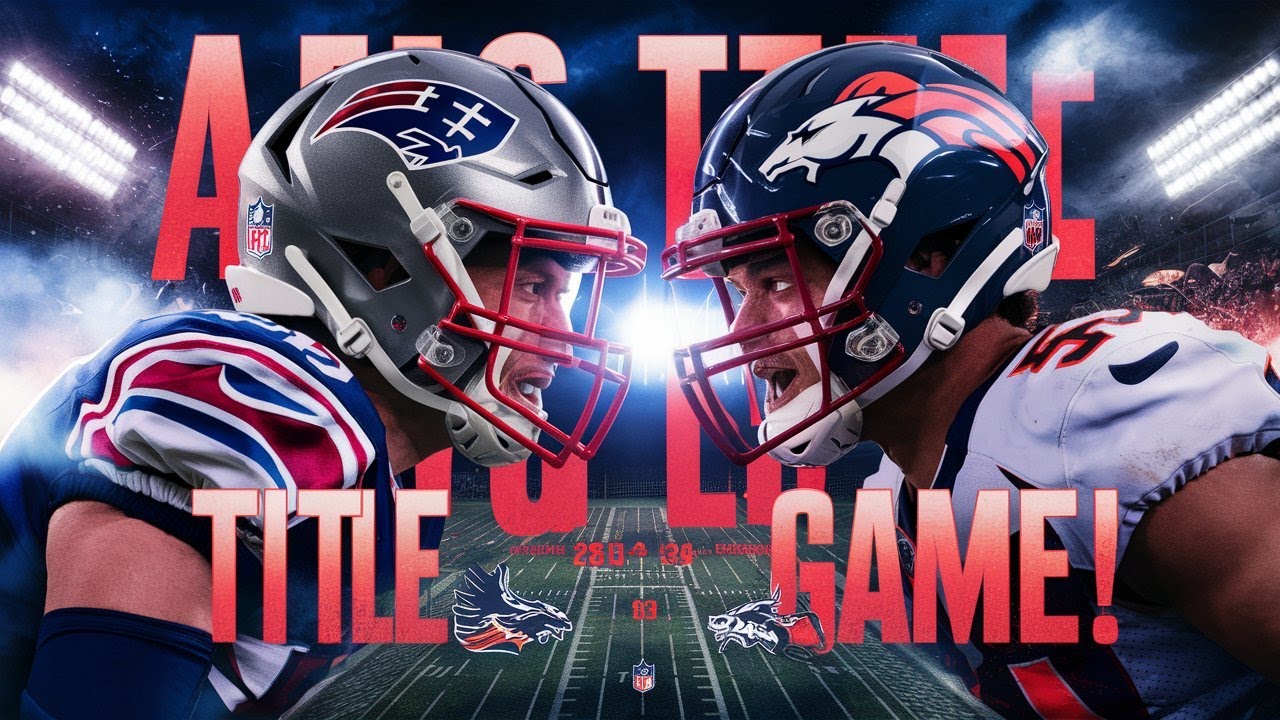 “Epic Patriots vs Broncos AFC Championship 2026 Highlights | Maye & Stidham Showdown”