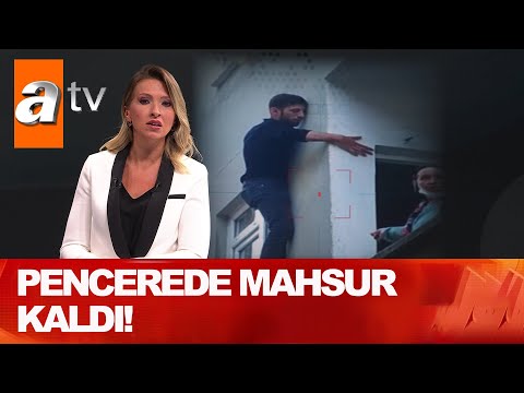 Sobelenen hırsız pencerede