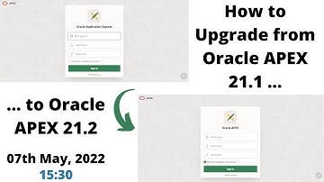 How to Upgrade Oracle APEX 21.1 to 21.2 | Windows 10