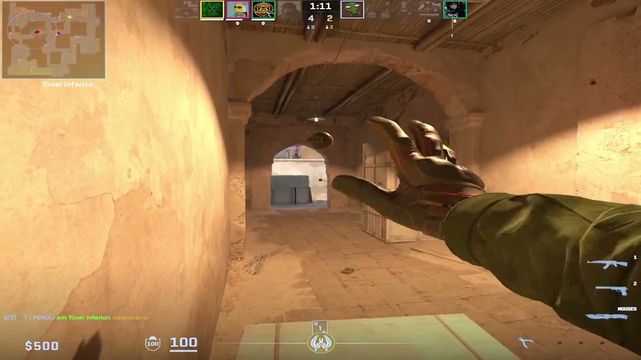 TENSÃO NO ESCURO BAIXO‼️ DUST II CS2