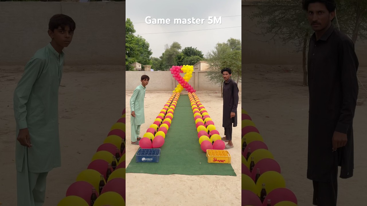 Most interesting and wonderful ballons game challenge 