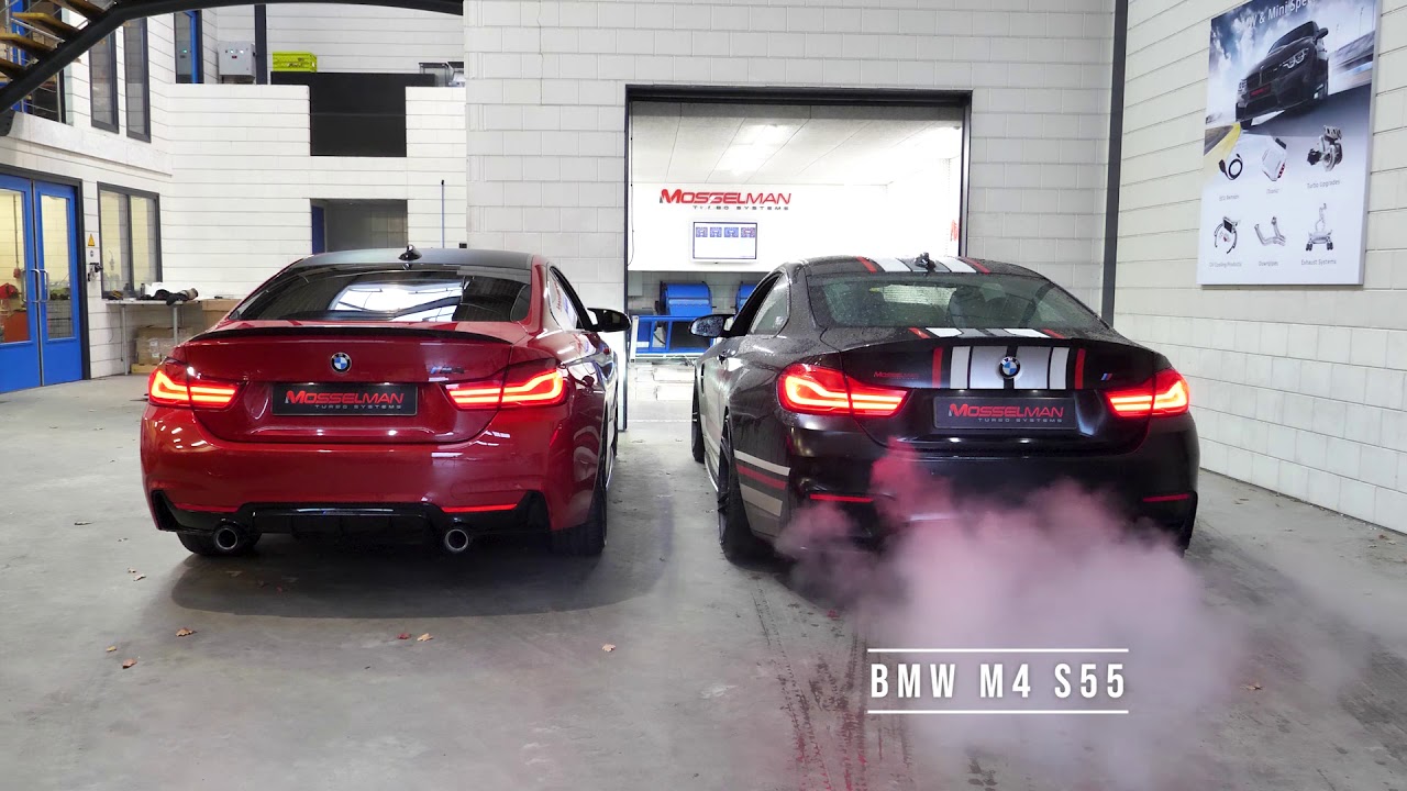 Mosselman Monday: Rev Battle BMW 440i vs BMW M4 Competition - YouTube