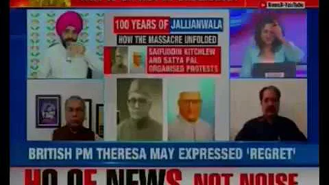 Sree Iyer on NewsX on even after 100 Years, why no Apology from UK on Jallianwala Bagh Massacre?