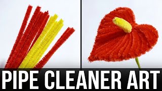 How to Make Pipe Cleaner Anthurium Flowers | Step-by-Step DIY