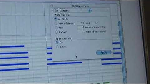 Splitting MIDI Notes in Pro Tools