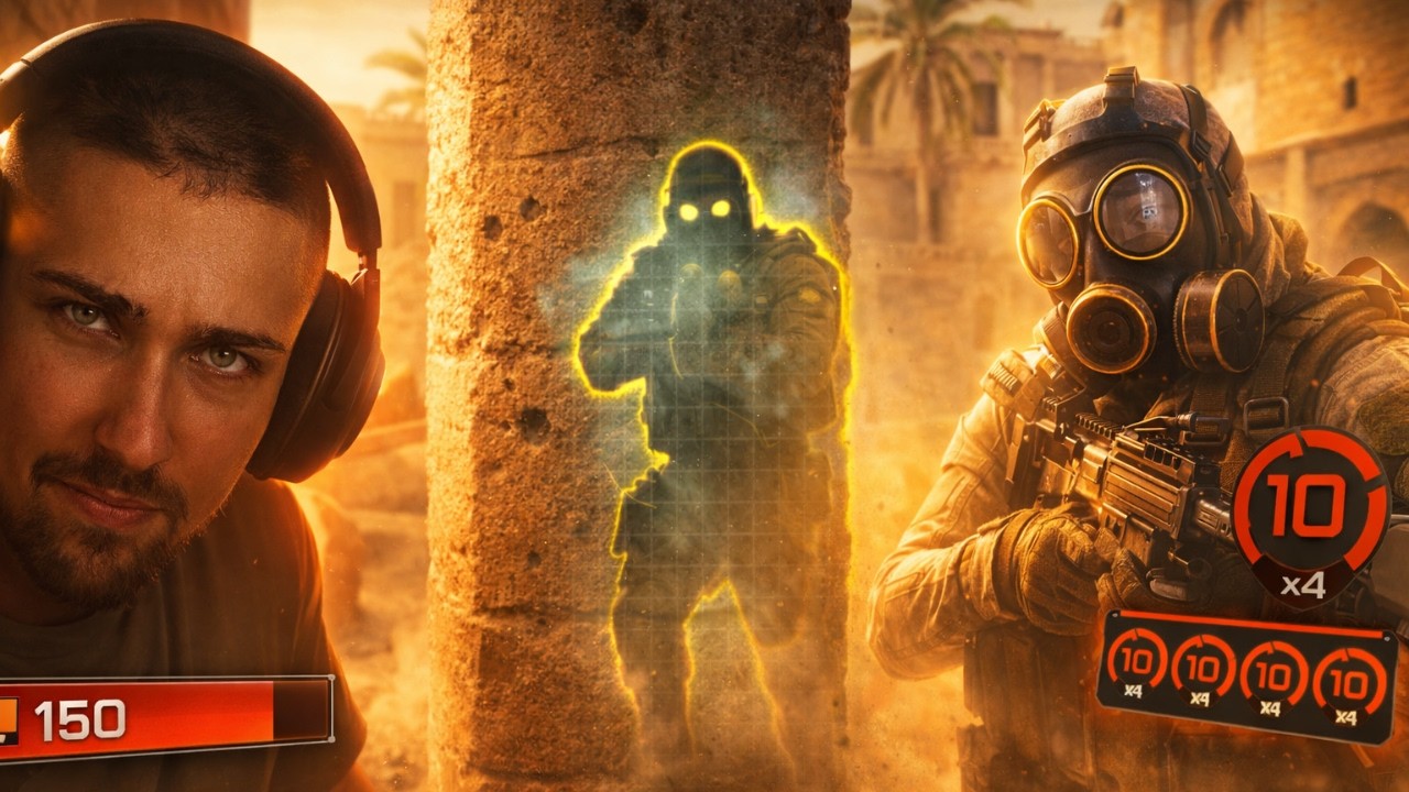 JA NA WALHACKU VS CZTERY 10 LEVELE FACEIT!