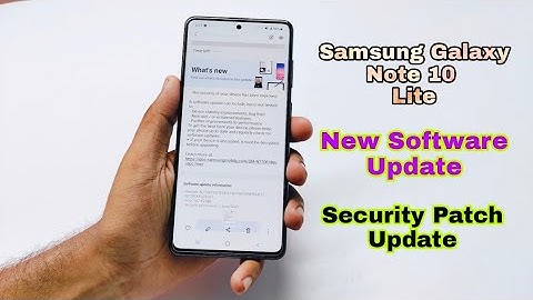 Samsung Galaxy Note 10 Lite June New Software Update | Samsung Note 10 Lite Security Patch Update🔥🔥🔥