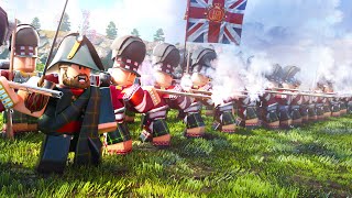 First Ever Full ROBLOX MUSKET BATTLE Simulation in Roblox Napoleonic Wars Game