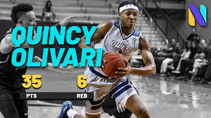 Quincy Olivari Rice Owls Career-High 35 POINTS vs ...