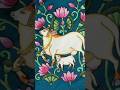 Fabric painting on Radhakrishna dress.  Hare Krishna Hare Radha 🙏🙏