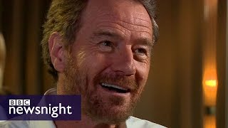 Breaking Bad's BRYAN CRANSTON impersonates Trump - BBC Newsnight