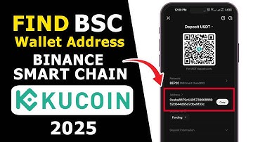 How to Find BSC (Binance Smart Chain) Wallet Address on Kucoin with QR Code | Step By Step