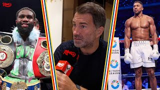 Eddie Hearn Reveals Anthony Joshua Vs Jake Paul Update, Slams Jaron Ennis Critics