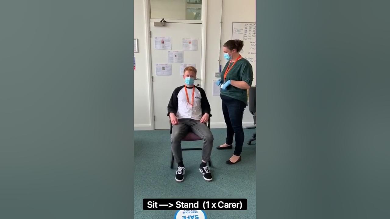 Moving and Handling Techniques Sit to Stand / Guided Walking YouTube