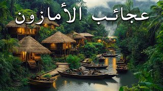 أمازون المجهولة الأرض الغامضة التي تحتوي على كائنات غير معروفة - فيديو سفر بدقة 8K