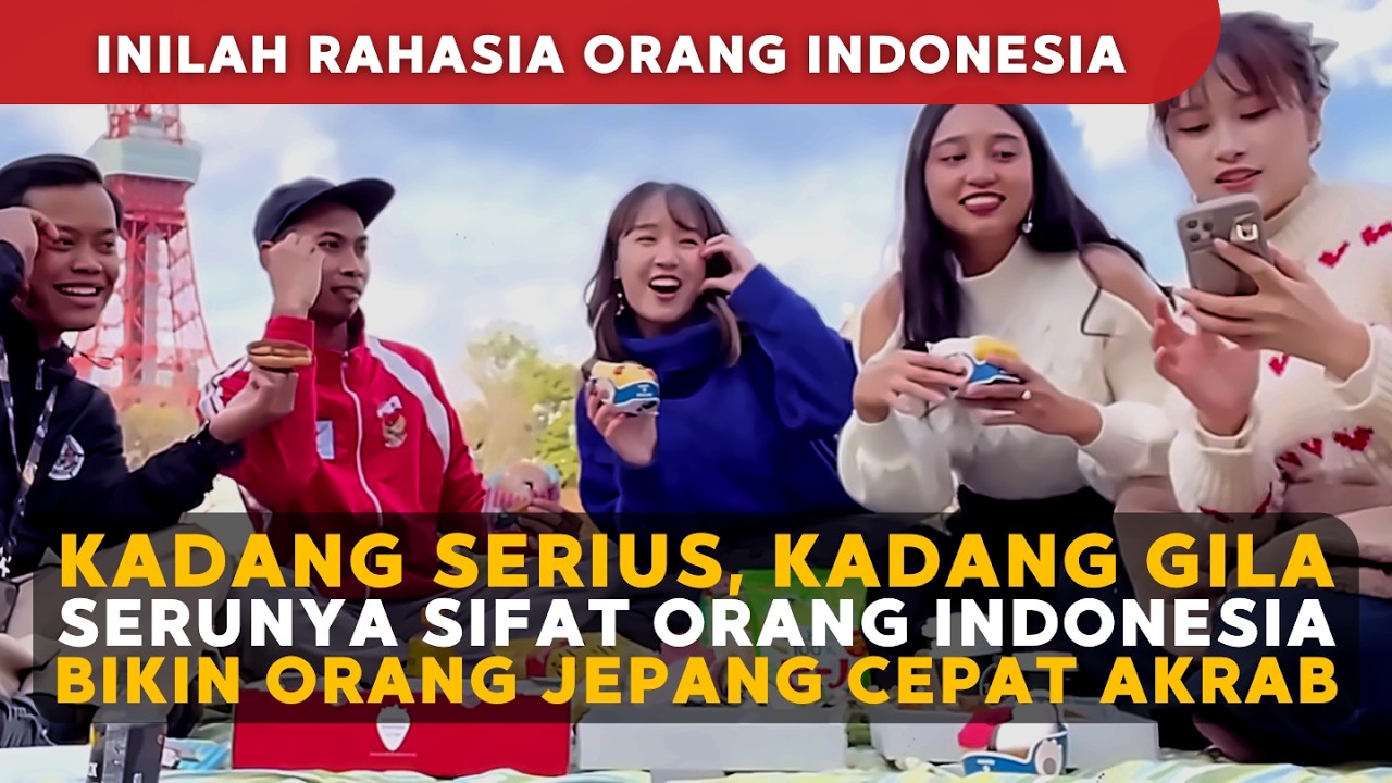 Kadang Serius, Kadang Gila! Serunya Sifat Orang Indonesia Bikin Orang Jepang Akrab Berteman