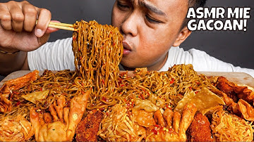 ASMR MUKBANG MIE GACOAN LEVEL 8!! MUKBANG MAKANAN PEDAS #madukorat