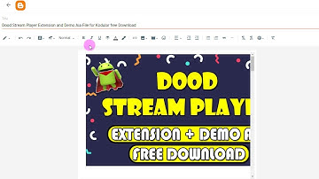 Dood Stream Player Extension and Demo Aia File for Kodular free