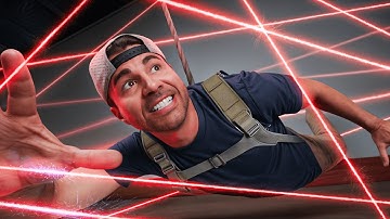 Extreme Laser Maze w/ Toys and Colors!