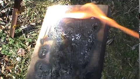 Instant combustion from spot Fresnel lens