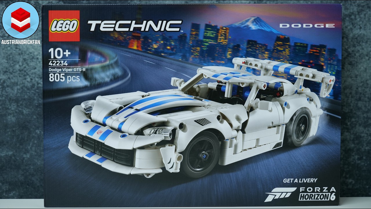 LEGO Technic 42234 Dodge Viper GTS-R - LEGO Speed Build Review