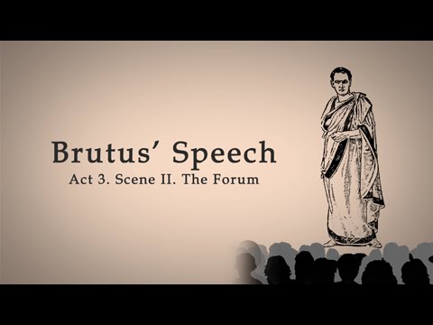 william shakespeare julius caesar brutus speech