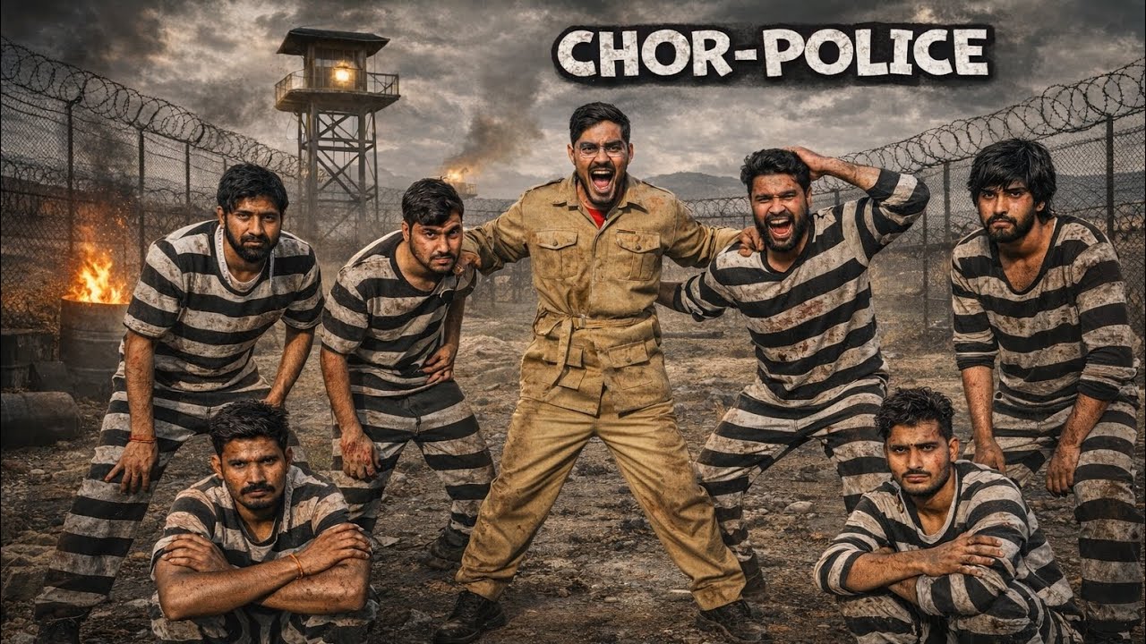 Chor VS Police Challenge😡| क्या पुलिस सारे चोर पकड़ पायेगी? ( Crazy xyz)