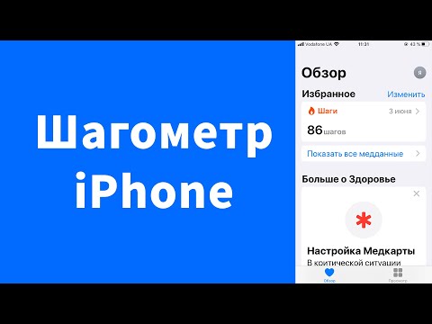 Количество шагов за день на iPhone - Здоровье шагометр