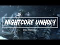 Nightcore - Unholy | Rock Version