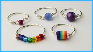 Day 1 - 10-Day Rings to Make &amp; Sell Challenge // Easy Wire Ring Tutorial