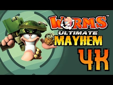 Worms Ultimate Mayhem ⦁ Полное прохождение ⦁ Без комментариев ⦁ 4K60FPS