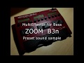 ZOOM B3n preset sound sample