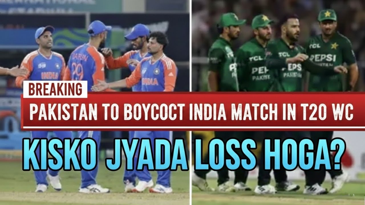ICC Warning to Pakistan! 😱 India vs Pakistan T20 World Cup 2026 Boycott Update | Cricket News