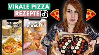 Ich teste VIRALE Pizza 🍕 Rezepte von TikTok (WARUM?!)