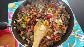 Carne molida ala Mexicana