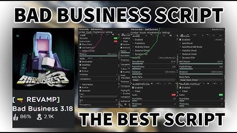 (NEW) Bad Business Best Roblox Script / Aimbot / Silent Aim / ESP And More! *PASTEBIN 2022*