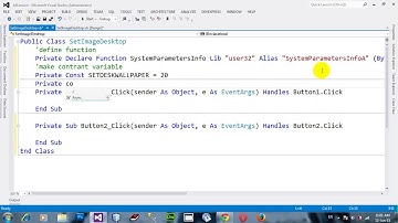 How to Set Image Background Desktop in VB NET 2012